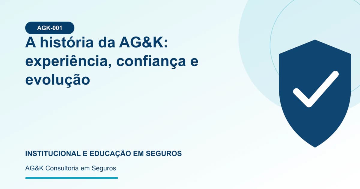 Ilustração sobre história da AG&K — AG&K Consultoria em Seguros