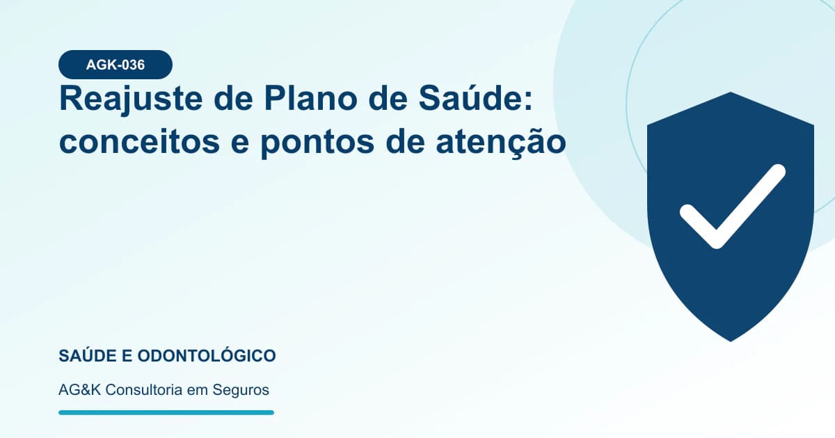 Ilustração sobre reajuste de plano de saúde — AG&K Consultoria em Seguros