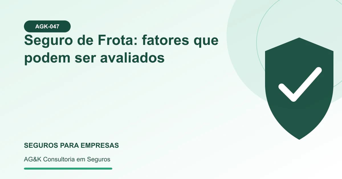Ilustração sobre seguro de frota — AG&K Consultoria em Seguros