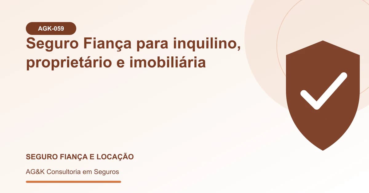 Ilustração sobre seguro fiança para inquilino — AG&K Consultoria em Seguros